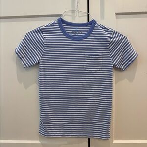Crewcuts Blue and White Striped Tee